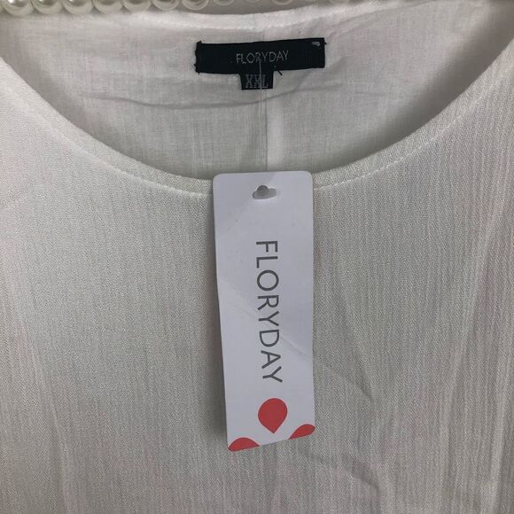 Floryday layered crinkled gauze dress size XXL NWT 08-63 - Picture 7 of 9